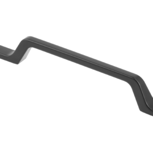 Zamak handle FLAVIO C=128 mm black matt