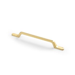 Zamak handle FLAVIO C=160 mm gold brass