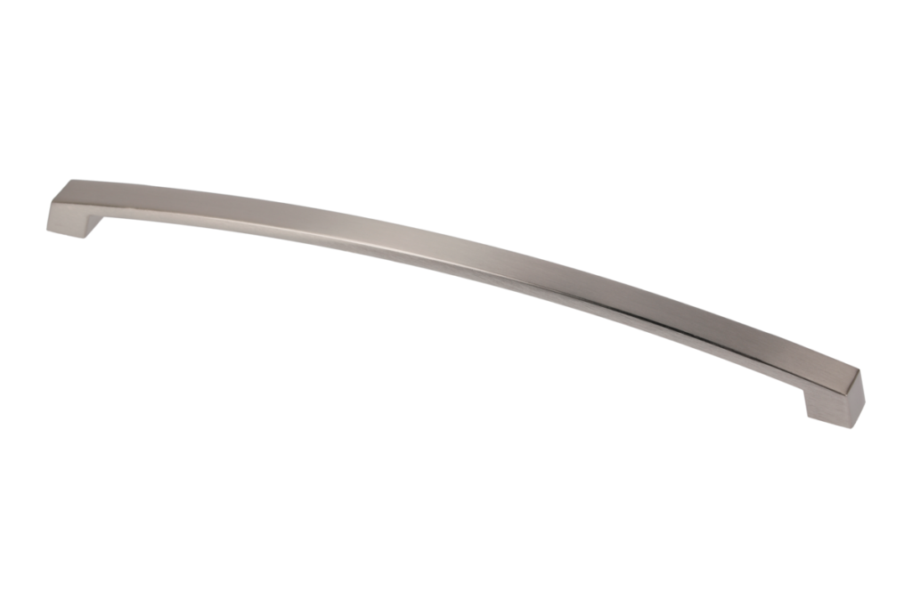 Zamak handle G0, C= 256 mm, inox