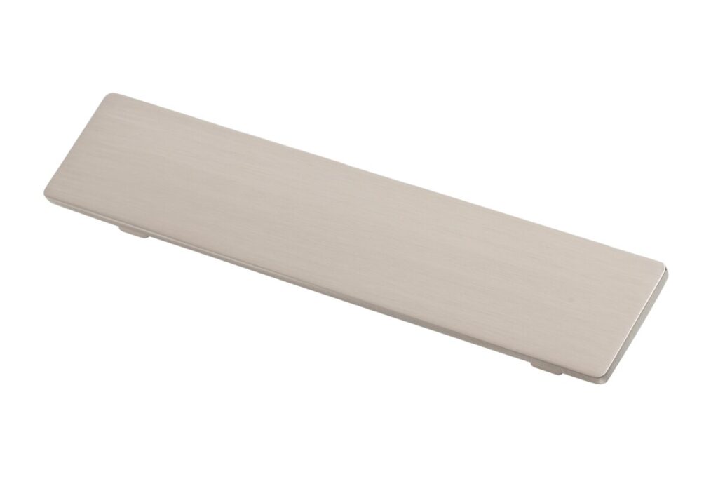 Zamak handle HILL Shape art C=128mm brushed steel
