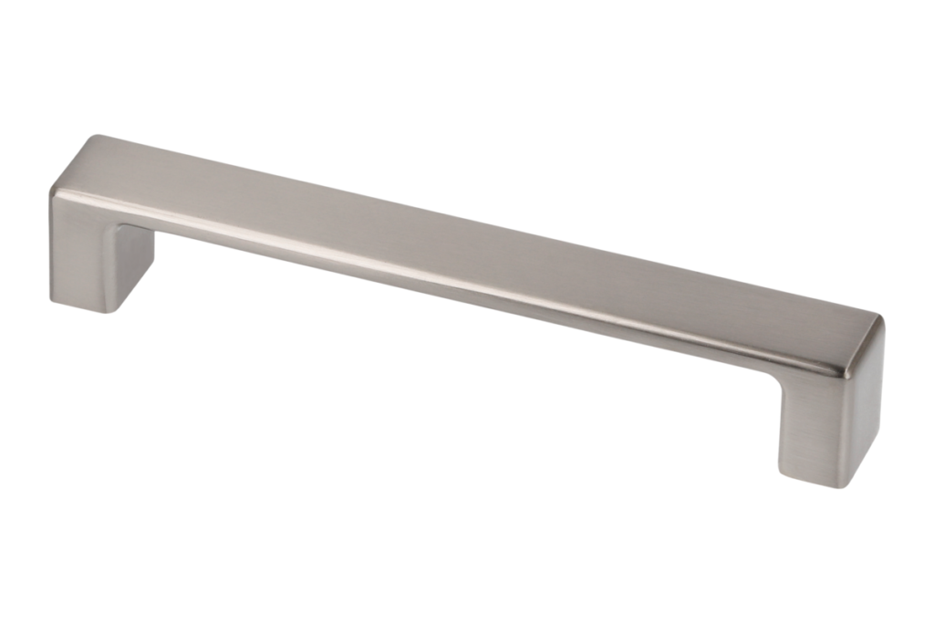 Zamak handle MODENA, C= 128 mm, inox