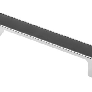 Zamak handle MONA C=128 mm chrome/black