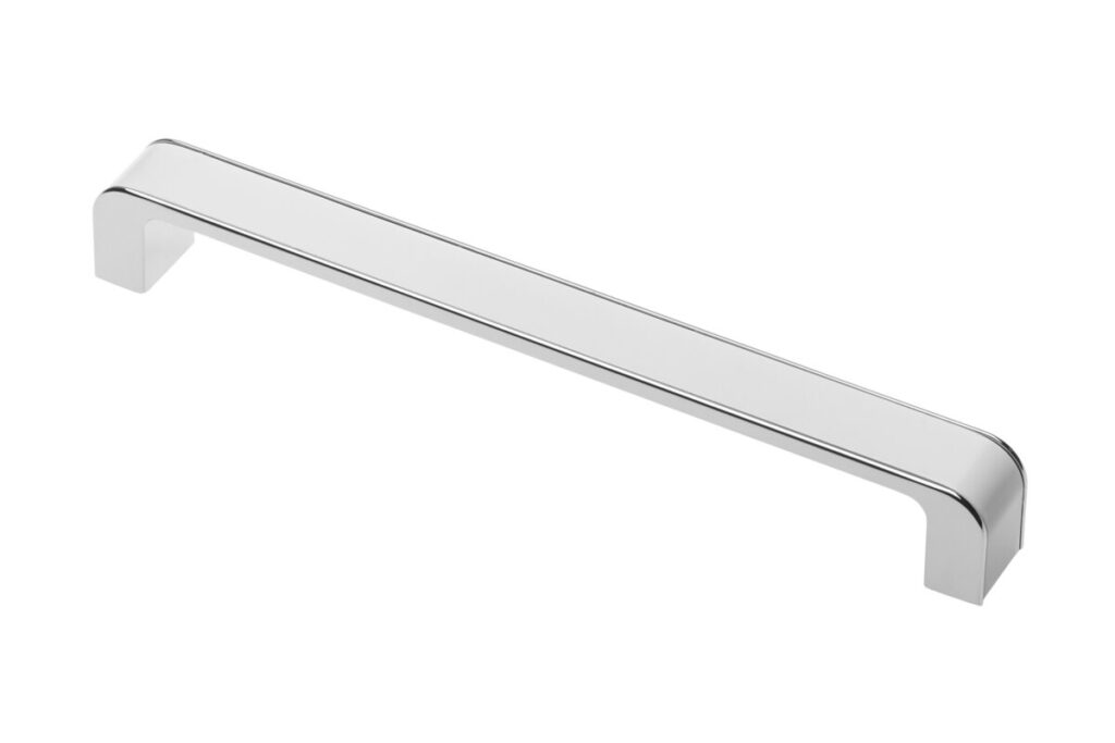 Zamak handle MONA C=192 mm chrome/white