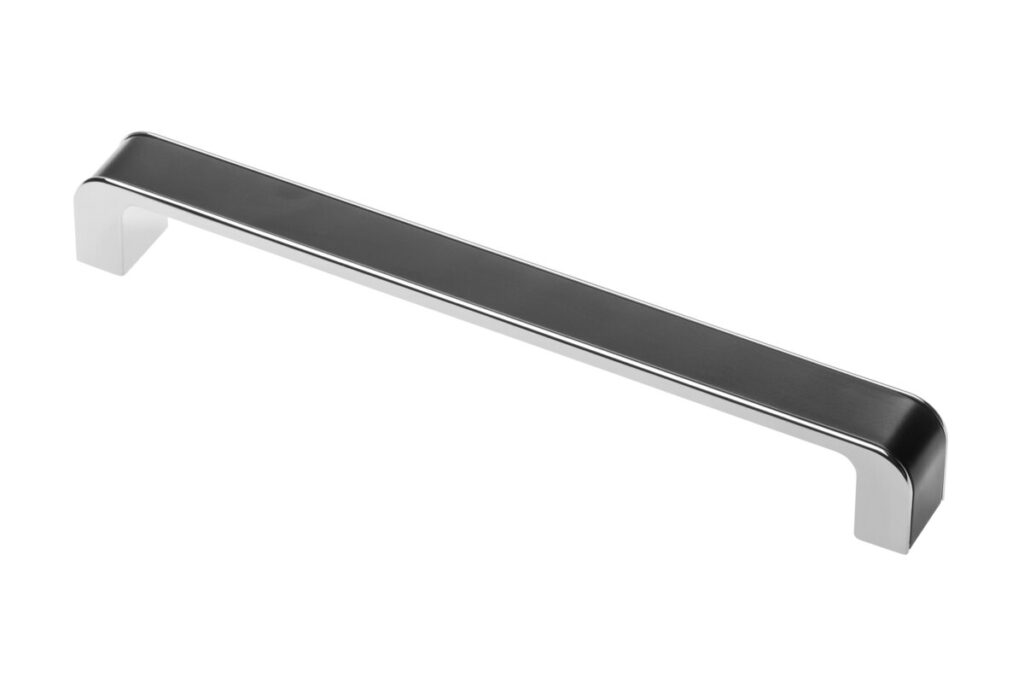 Zamak handle MONA C=192 mm chrome/black