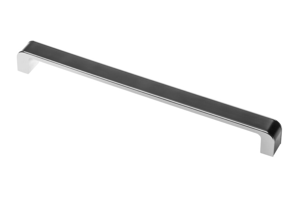 Zamak handle MONA C=256 mm chrome/black