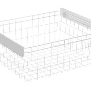 Wardrobe basket SMART 700mm (set without guides) – white