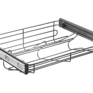 Pull out shoes rack SMART 700mm on ball bearing slide H45 with soft closing