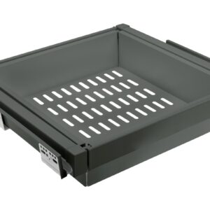 Drawer Elite with metal basket 600 mm with soft closing, gray anthracite
