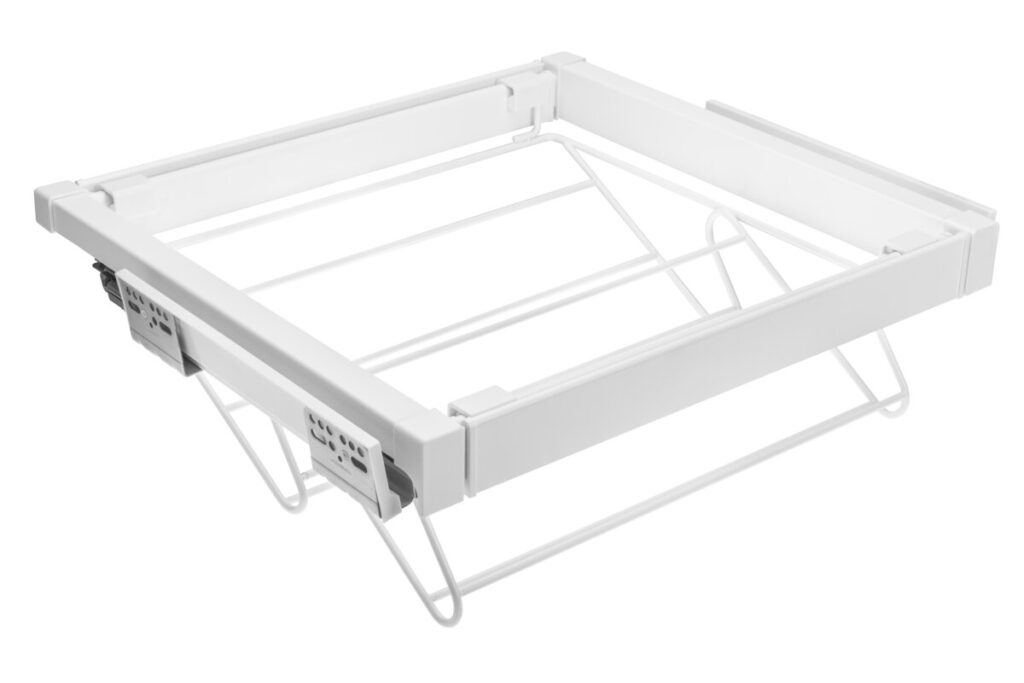 Drawer Elite for shoes 600 mm with soft closing, white