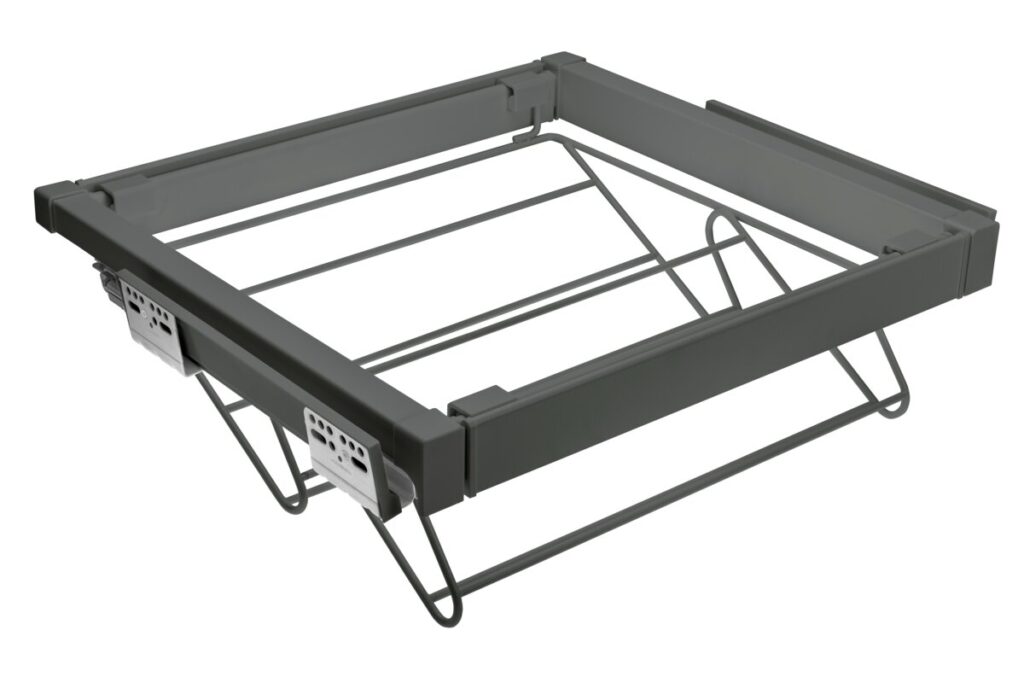 Drawer Elite for shoes 700 mm with soft closing, gray anthracite
