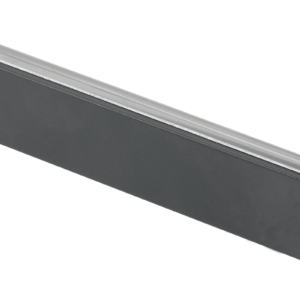 Rectangular wardrobe rail with silicone 12X32mm, wall thickness 1.5mm, l = 3m, gray anthracite