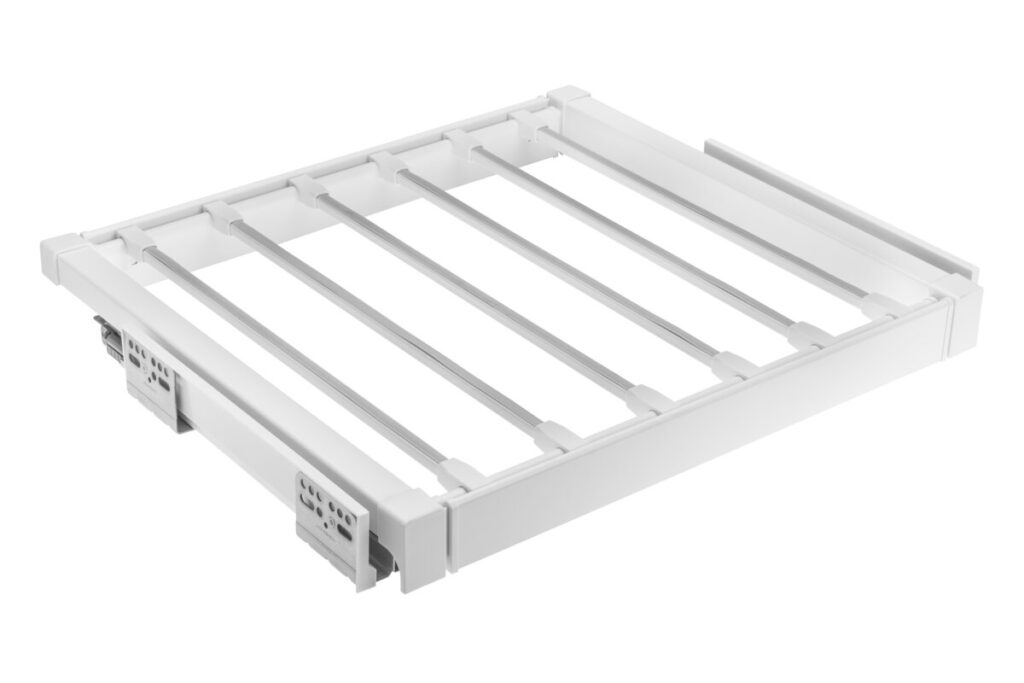 Elite drawer for trousers 900 mm with silent closure function, white