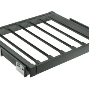 Drawer Elite for trousers 600 mm with soft closing, gray anthracite