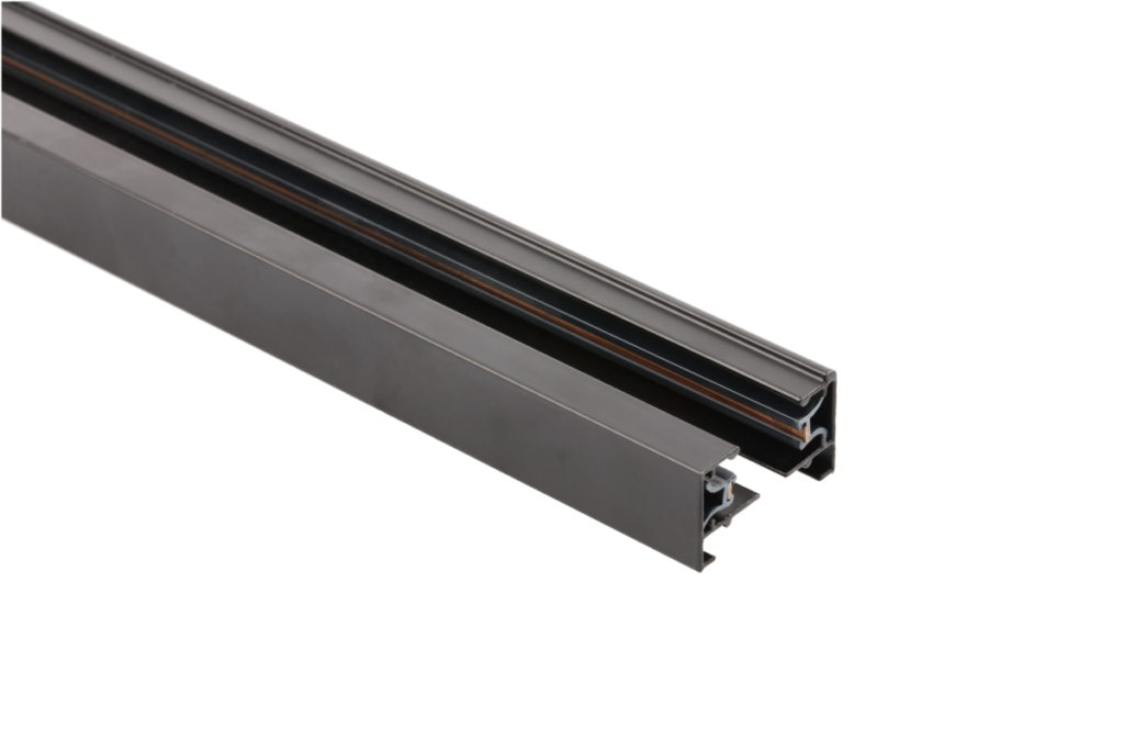 1-phase track, 2 m, black
