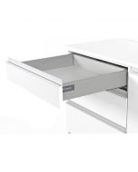 Running system Comfort Box-Silver-Full extension push-open-450