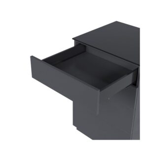 Front drawer Ultra Box push open H=86 Graphite