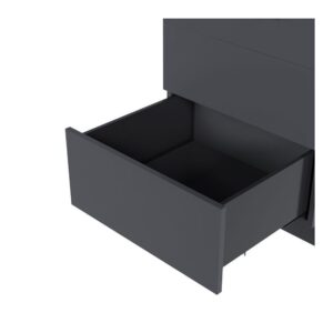 Front drawer Ultra Box push open H=199 Graphite