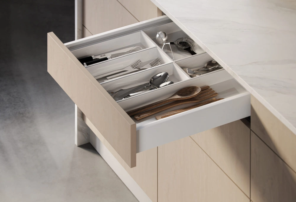 GTV AXIS PRO push to open drawer system