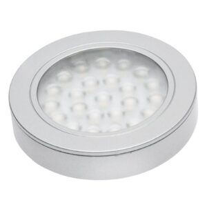 LED luminaire silver with distance Vasco, 12V DC, 1.7W, 24 SMD3528, warm white, trans. 2m WITHOUT LOGO