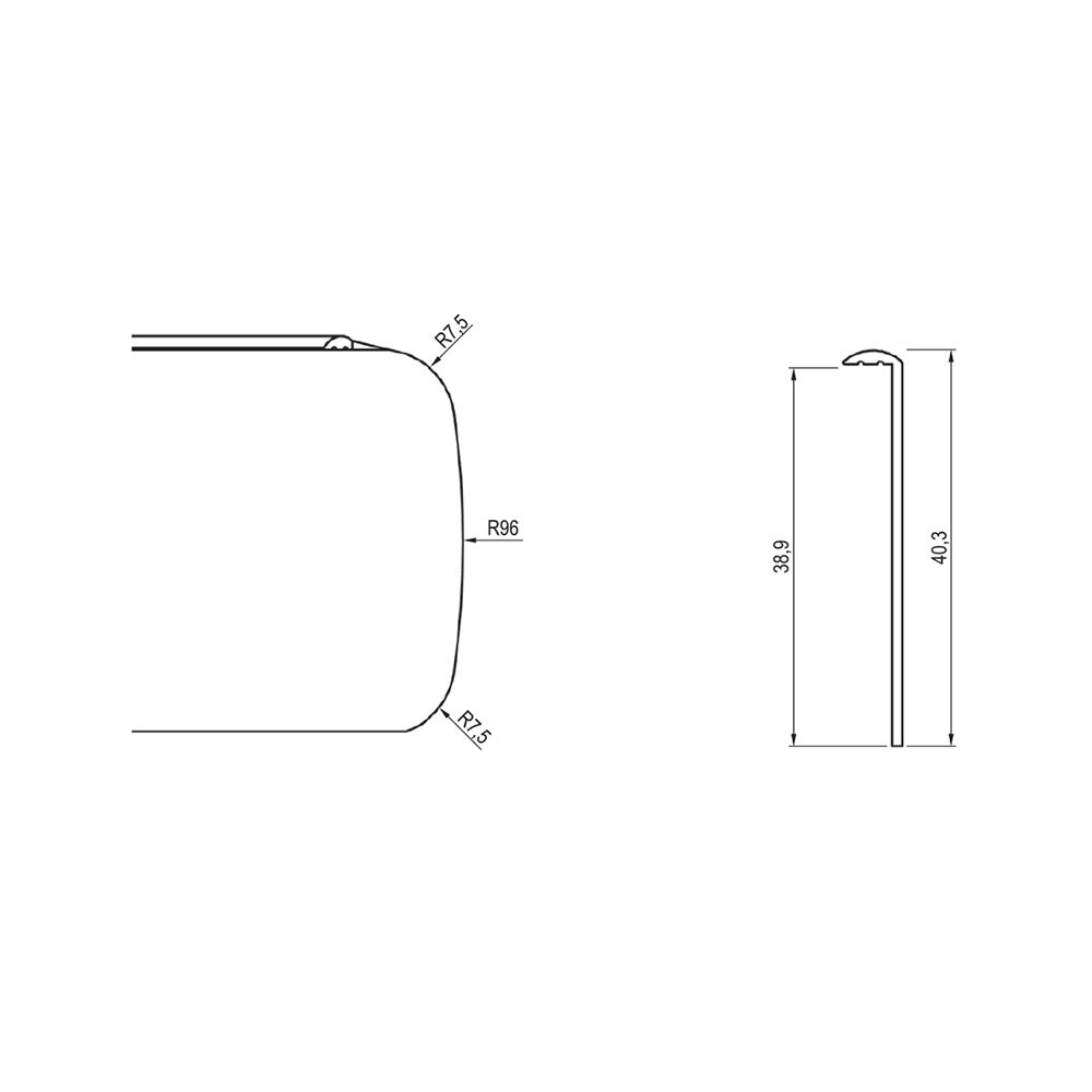 Profile side EGGER 38