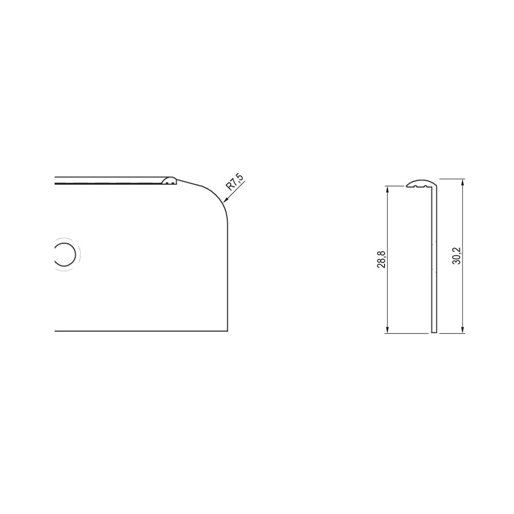Profile side MELNOX E 28