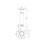 Furniture foot M01 – 2