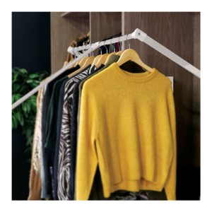 Pantograf Pull-down hanger for wardrobe and wardrobe