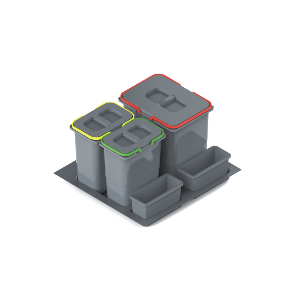 Waste container PRAKTIKO 60 triple