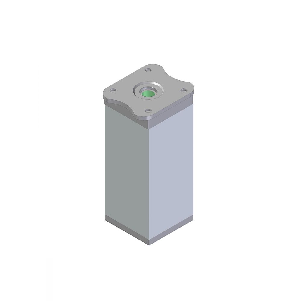 Foot ALU square with adjustment 1