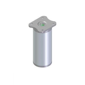 Furniture foot ALU round with adjustment