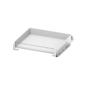 Internal drawer Line Maxima PURO with decor H=80 White/colorless