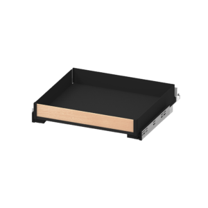 Internal drawer Line Maxima PURO with decor H=80 Black/Oak