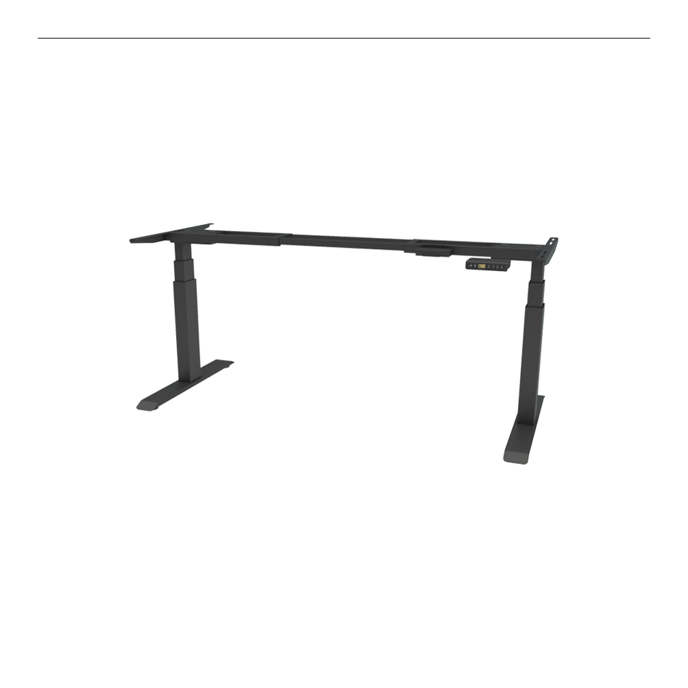 Futuro II Frame electric for desk Black