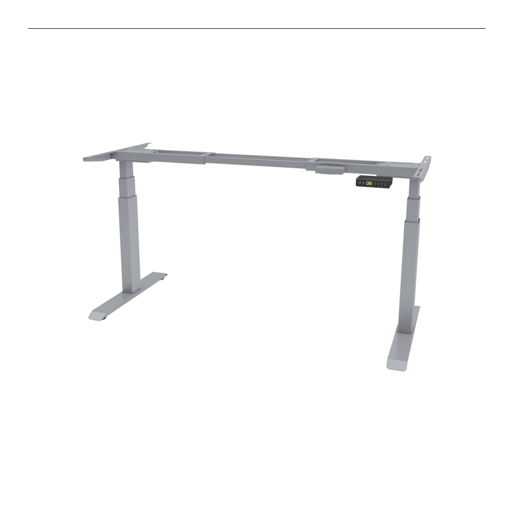 Futuro II Frame electric for desk Silver