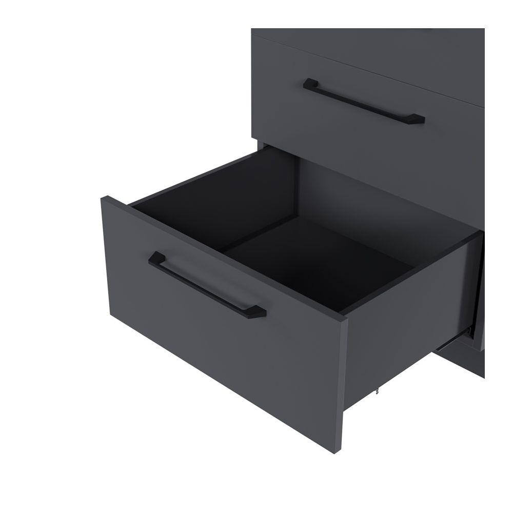 Front drawer Ultra Box H=199 Graphite