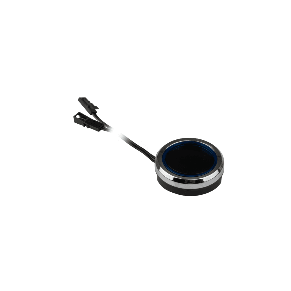 Push-button switch dimmable W04 Chrome
