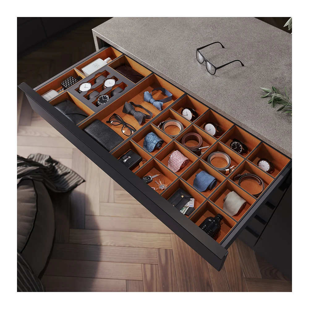 Wardrobe drawer insert B1 for watches and bracelets