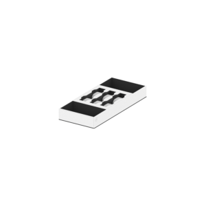 Insert for drawers wardrobe B1 for watches and bracelets White/Black