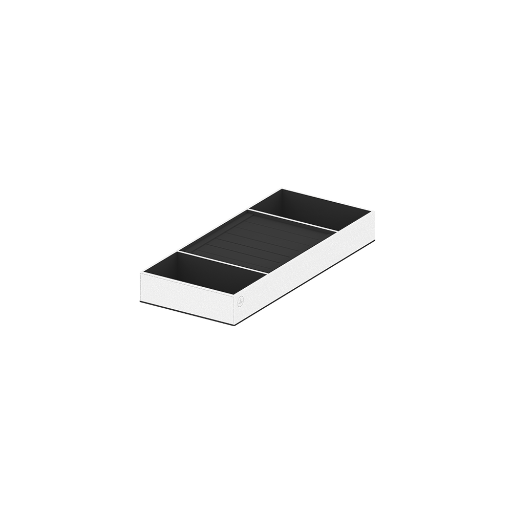 Insert for drawers wardrobe B3 for jewelry White/Black