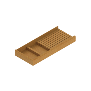 Drawer insert wooden for knives