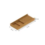 Drawer insert wooden for knives