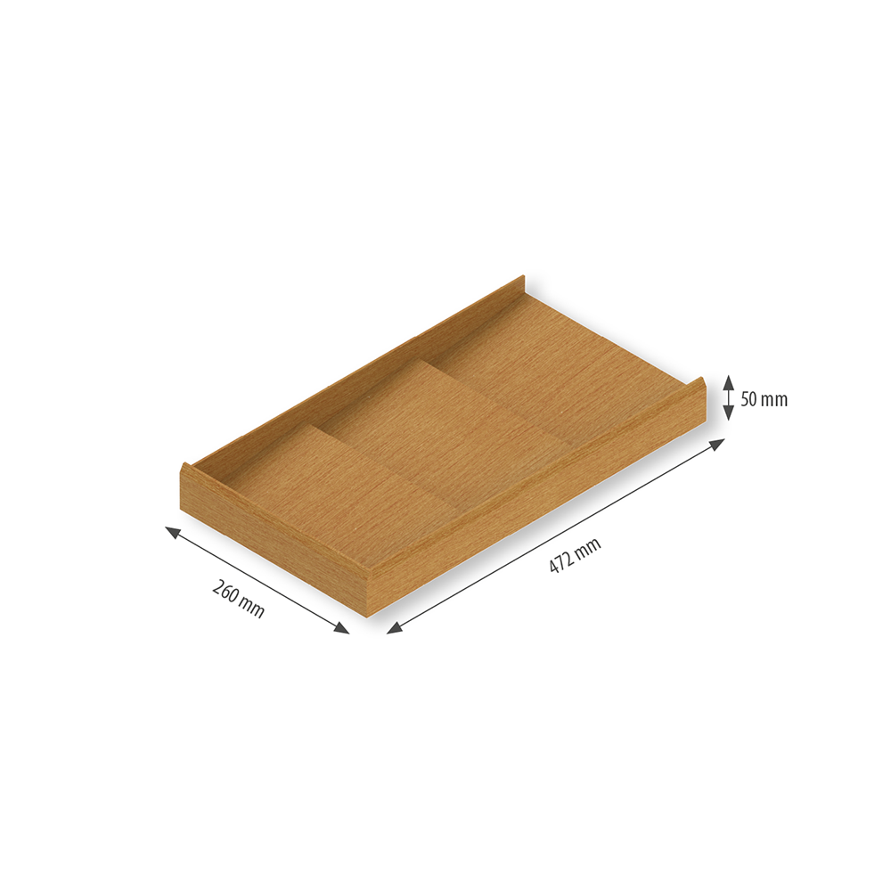 Drawer insert wooden for spices