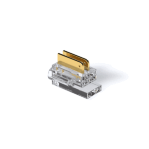 LUMINO Connector clamp-on, Strip 5/6mm-otwory for Cable 2x0,35