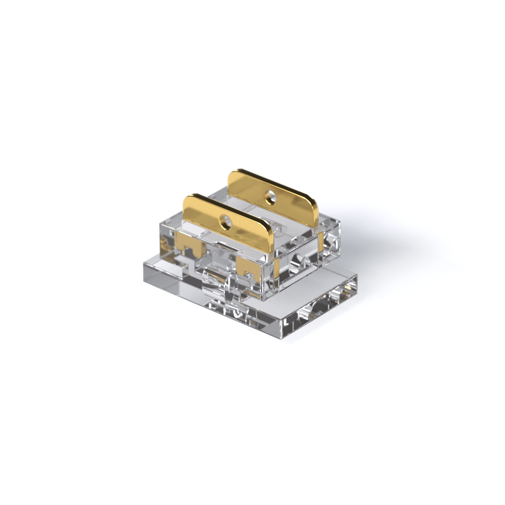 LUMINO Connector clamp-on, Strip-Strip, 8/10mm
