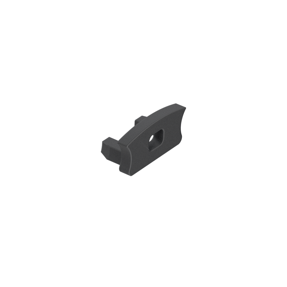 LUMINO End cap profile overlay with with hole