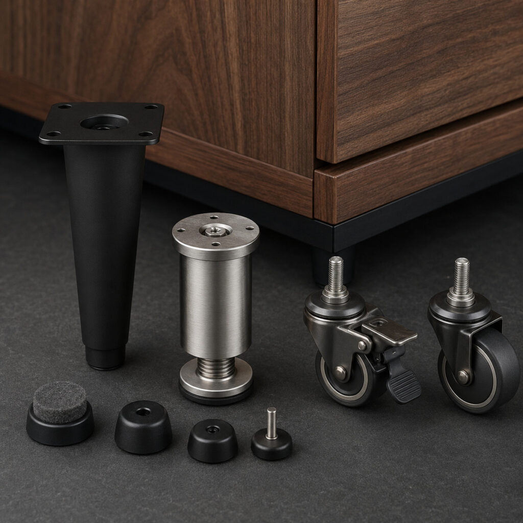Feet Legs Glides And Castors