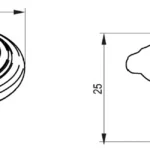 Furniture knob ARTESI – 3