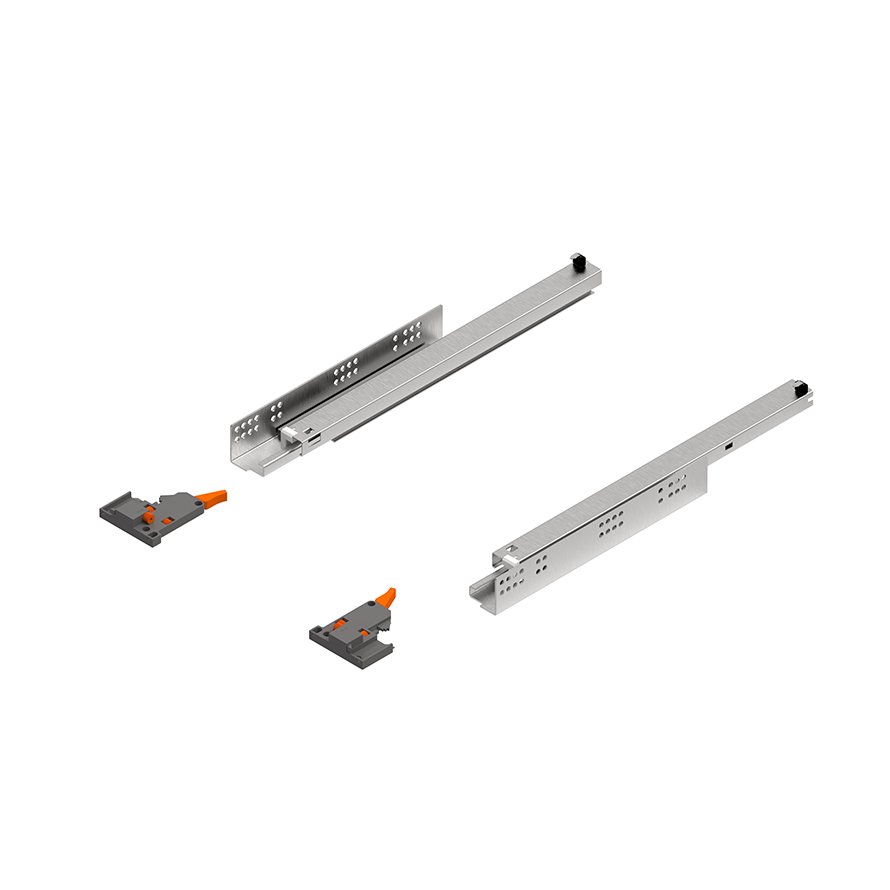 Laatikkokisko Comfort Slide 3D pehmeästi sulkeutuva 30 kg