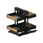 Corner Comfort Line Maxima PURO, black/oak – 2