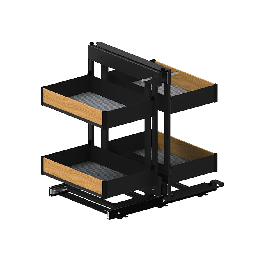Corner Comfort Line Maxima PURO, black/oak